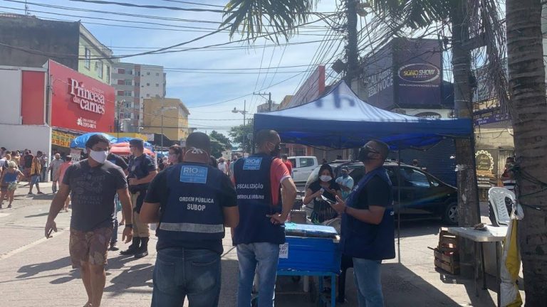 Fiscalização do comércio em Campo Grande. Foto: divulgação Seop