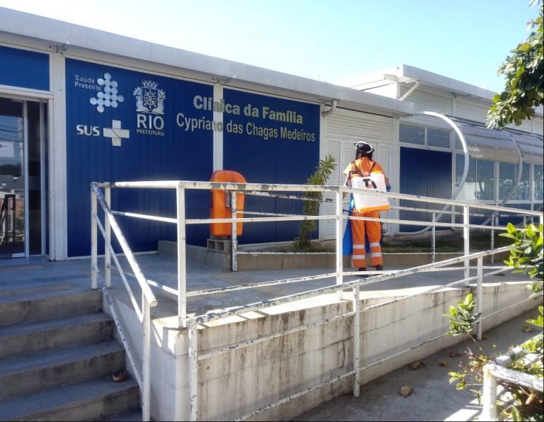Comlurb já realizou trabalho de lavagem com água de reuso e detergente neutro e hipoclorito em todas as 633 comunidades da cidade